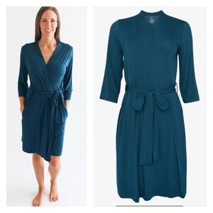 Posh Peanut Blue Bamboo Robe